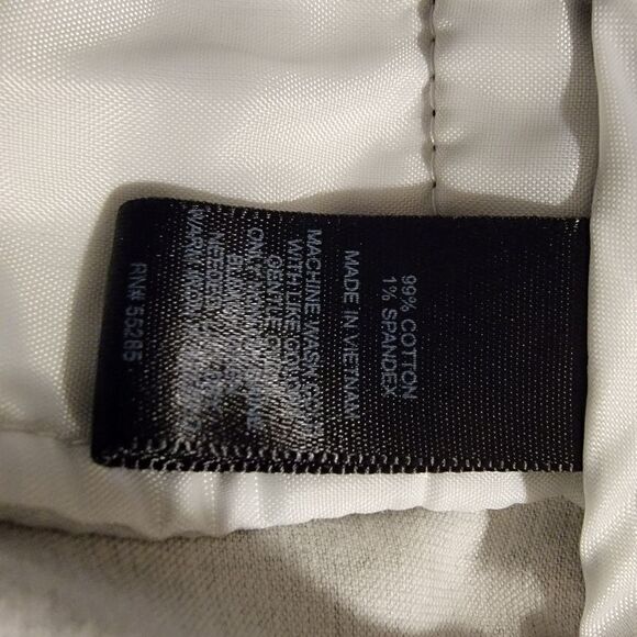 Express cropped dress pants black white size 8 - Picture 4 of 6